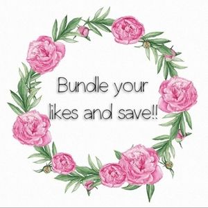 💥25% off when you BUNDLE on 3+ closet items!💥